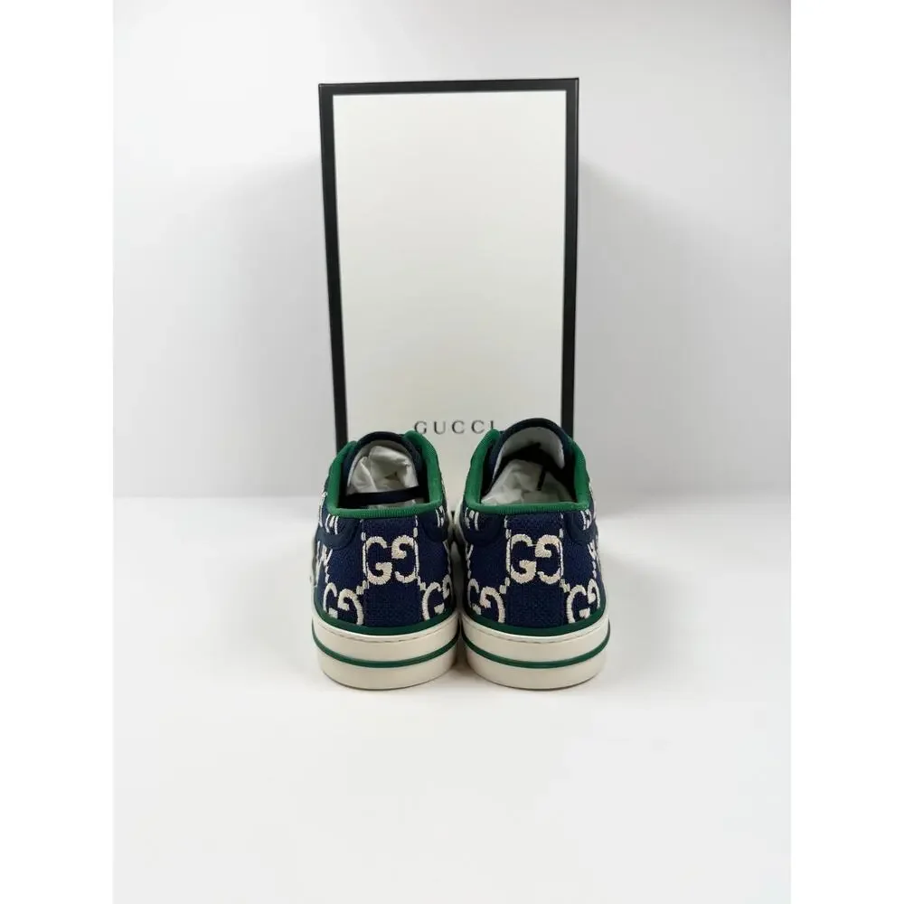 Size 7.5US - Gucci 1977 Blue Low Top NEW - Picture 4 of 10